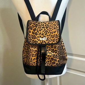 Levi’s mini leopard print drawstring backpack